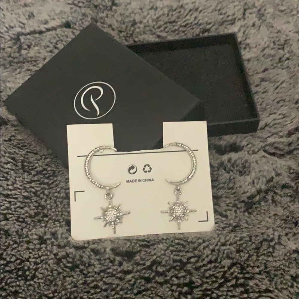 Stars and Moon Dangle Earrings